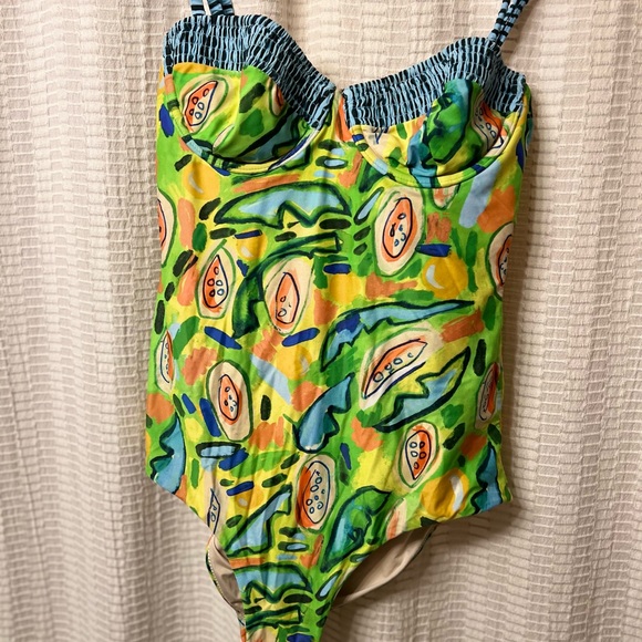 Like new Dorothy Shain Bora Bora Bustier One-Piece Swimsuit - Picture 3 of 10